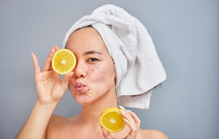wellhealthorganic.com : remove dark spots on face tang - lemon juice